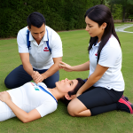 First Aid And CPR Training with AED