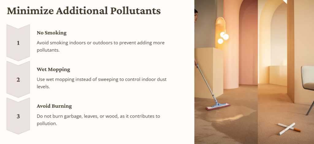 MINIMIZE POLLUTANTS